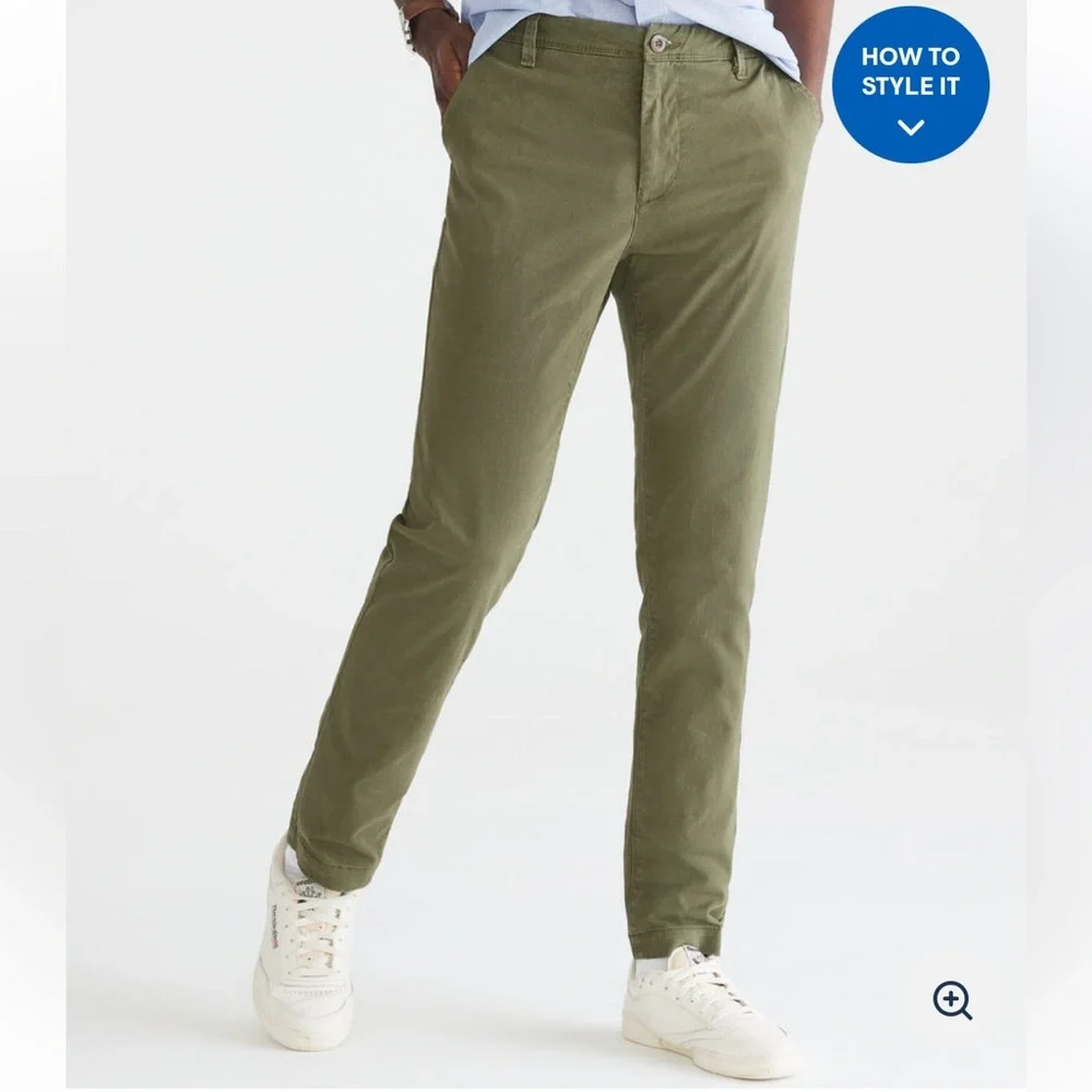 Aeropostale Skinny Stretch Camo Green Chino Pants 42x32